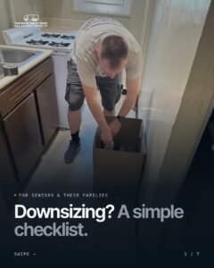 Read more about the article Helping a Parent Downsize: A Simple Moving Checklist