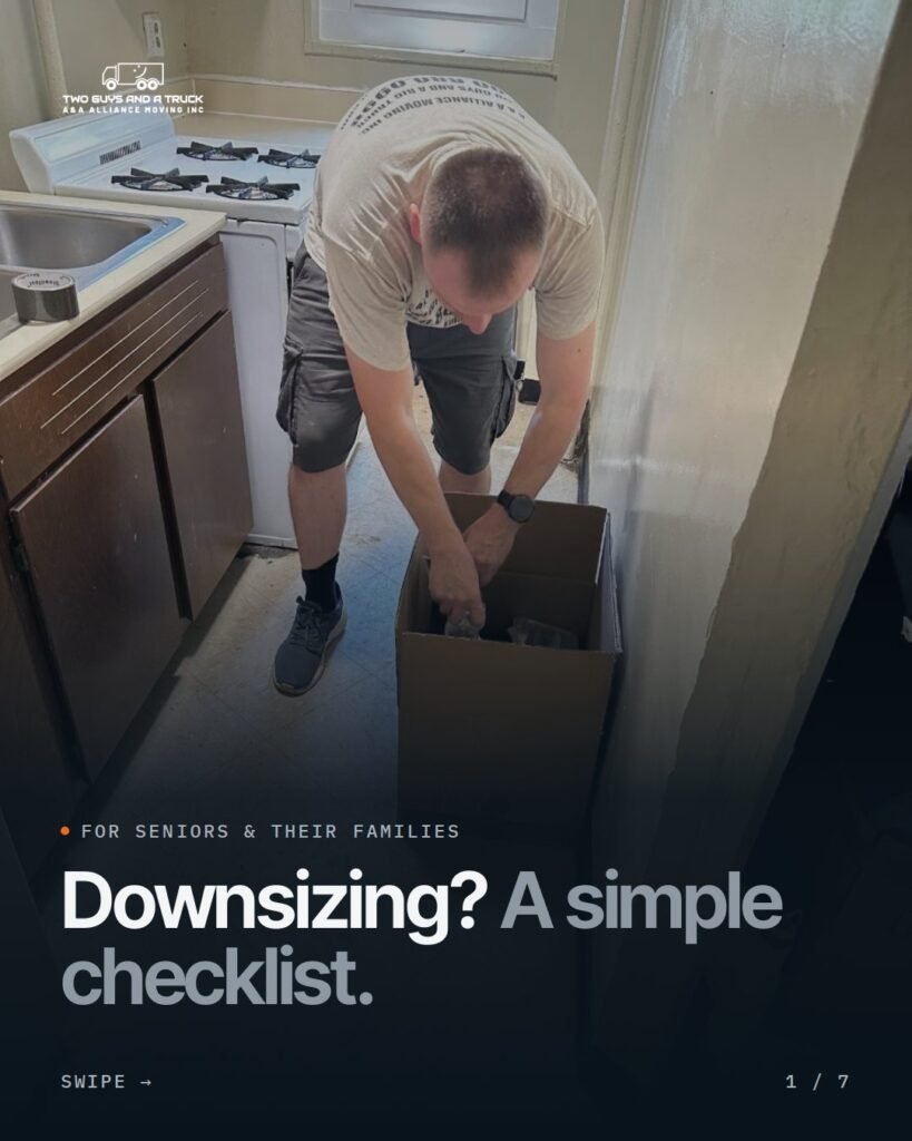 For seniors and their families: a simple downsizing checklist