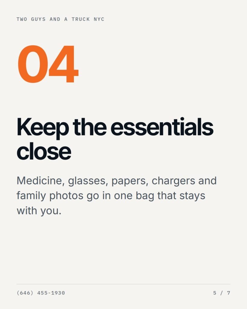 Keep the essentials close